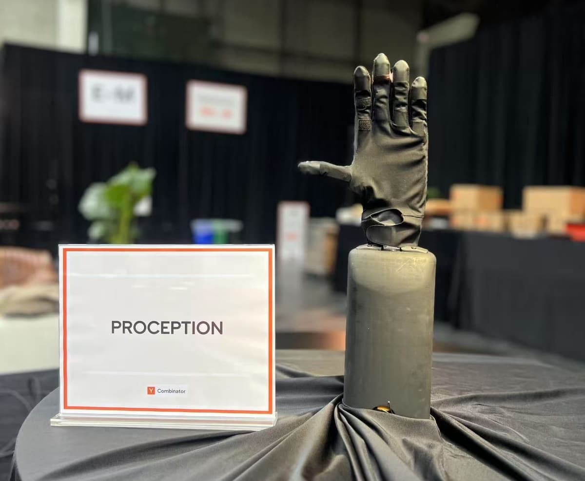 Proception Hand at Y Combinator Demo Day 2025